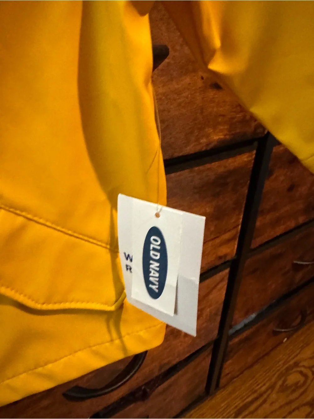 Old Navy Yellow Toddler Hooded Raincoat